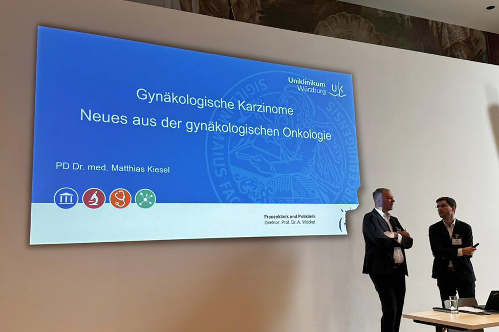 Vortrag beim 6. Würzburger Tag der Gynäkologie: „Gynäkologische Karzinome – Neues aus der gynäkologischen Onkologie“ mit PD Dr. med. Matthias Kiesel, Universitätsklinikum Würzburg.