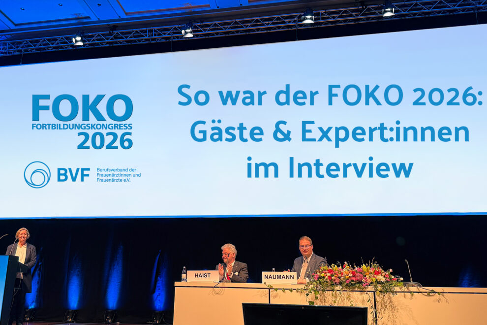 Vom 5. bis 7. März 2026 fand in Düsseldorf der Fortbildungskongress des Berufsverband der Frauenärztinnen und Frauenärzte e.V. (FOKO) statt.